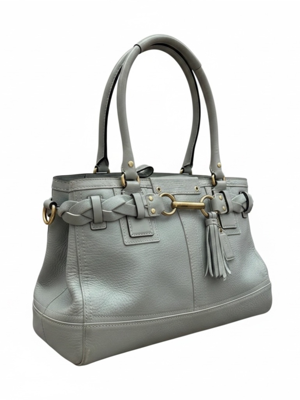 COACH Baby Blue Pebble Leather
2006 Hampton's Carryall - Picture 3 of 16